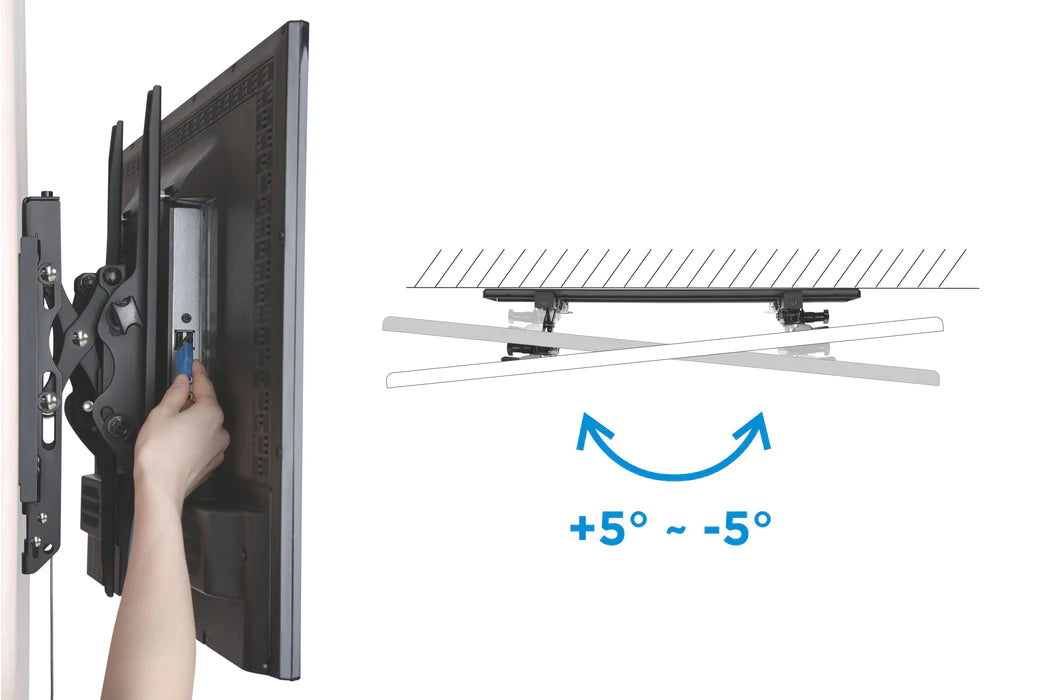 Starburst SB-4390WMT-EXT ADVANCED EXTENSION TILT UL Listed TV Wall Mount for 43" 49" 50" 55" 65" 70" 75" 80" 82" 85" 86" 88" 90" Flat Panel TV Displays