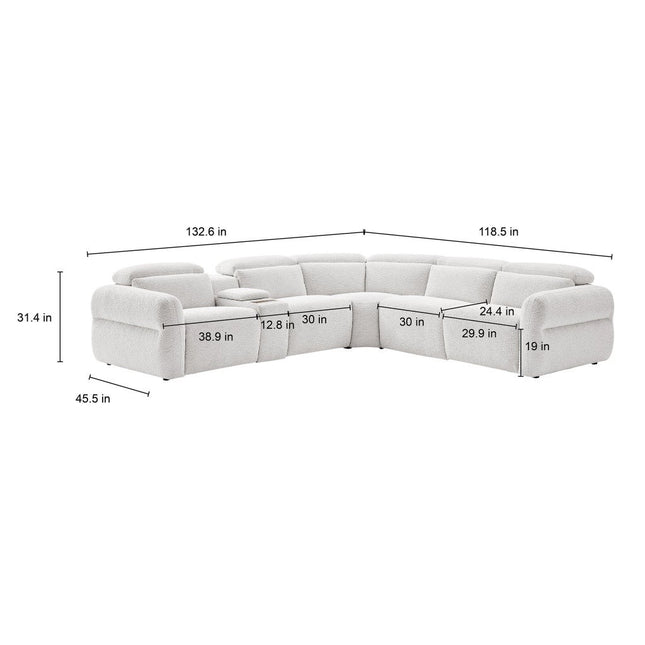 MONROE FAB PWR SECTIONAL - Alternate Angle