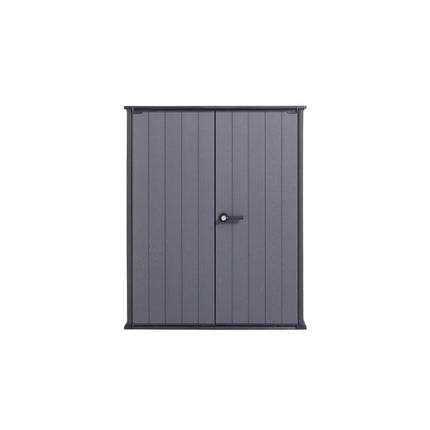Keter Cortina Alto Vertical Outdoor Storage Shed 55 x 29 x 67 Grey