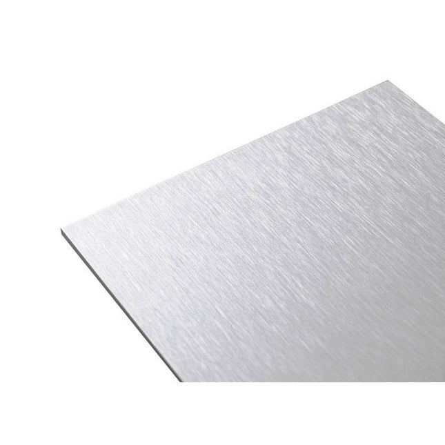 Falken Design 48x48x1/8 in brushed silver aluminum composite sheet