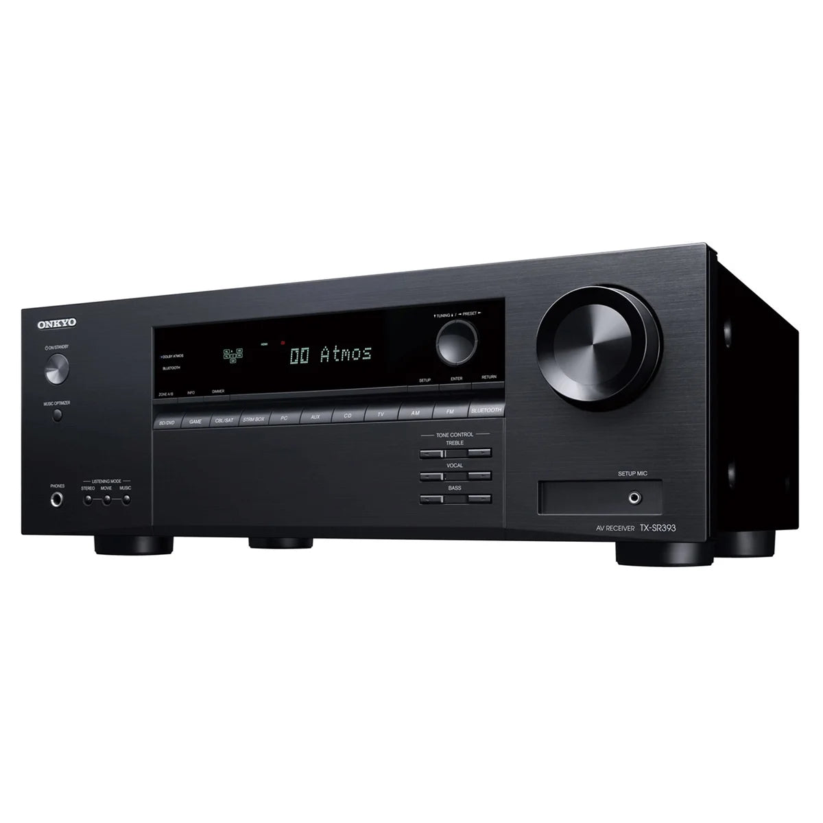 Onkyo TX-SR393 80W 5.2-Channel AV Receiver with Dolby Atmos