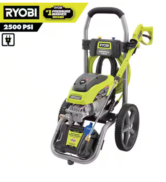 RYOBI 2500 PSI 1.2 GPM High Performance Cold Water Electric Pressure Washer