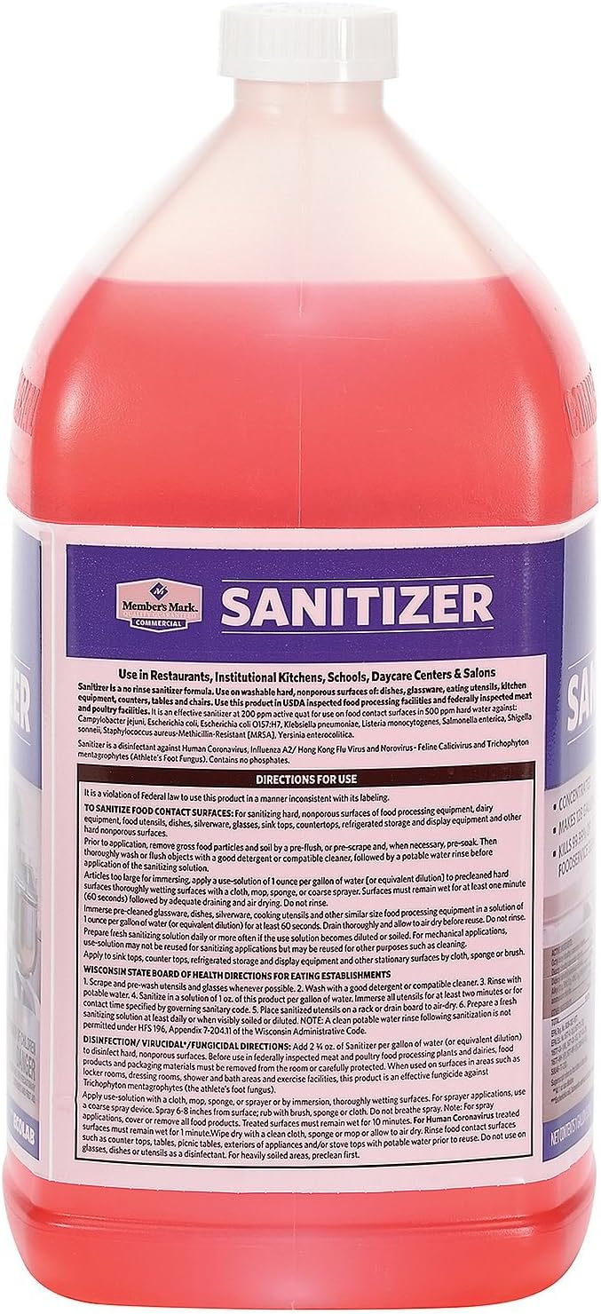 Member's Mark Commercial Sanitizer (128 Ounce) (2 Pack)