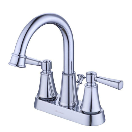 Glacier Bay Melina 4 in. Centerset Double Handle High-Arc Bathroom Faucet in Chrome HD67513W-6C01