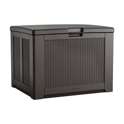Rubbermaid 134 Gal. XL Resin Deck Box, Dark Walnut (2119055)