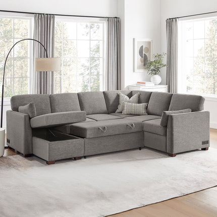 LUKE SLEEPER SECTIONAL - Dimensions