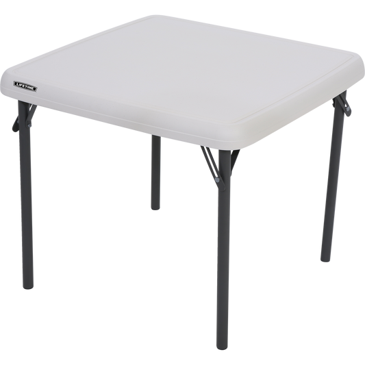 Lifetime Kids Folding Table, 24"L x 24"W x 20.9"H, Almond