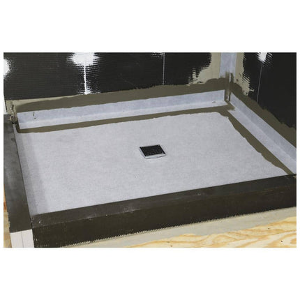 Everbilt Watershield Shower System 4 in. Brushed Nickle Square Grid Drain Grate 40502