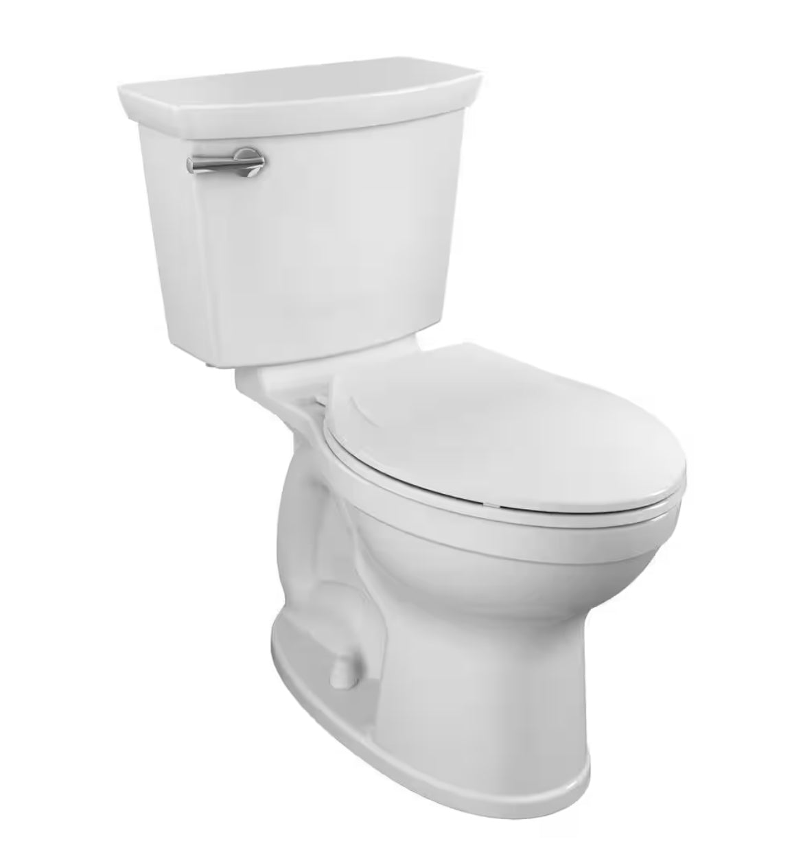 Champion Two-Piece 1.28 GPF Single Flush Elongated Chair Height Toilet with Slow-Close Seat in White