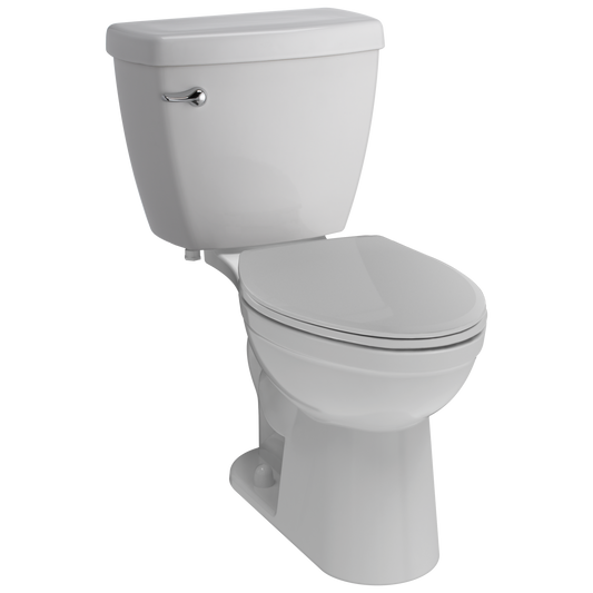 Delta Foundations 2-piece 1.28 GPF Single Flush Elongated Toilet in White