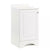 18 in. W x 18 in. D x 34 in. H Single Sink Freestanding Bath Vanity in White with White Cultured Marble Top