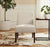 Teagan Beige Upholstered Accent Chair