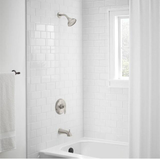 Edgewood Single-Handle 1-Spray Tub and Shower Faucet in Chrome Finish (Valve Included)