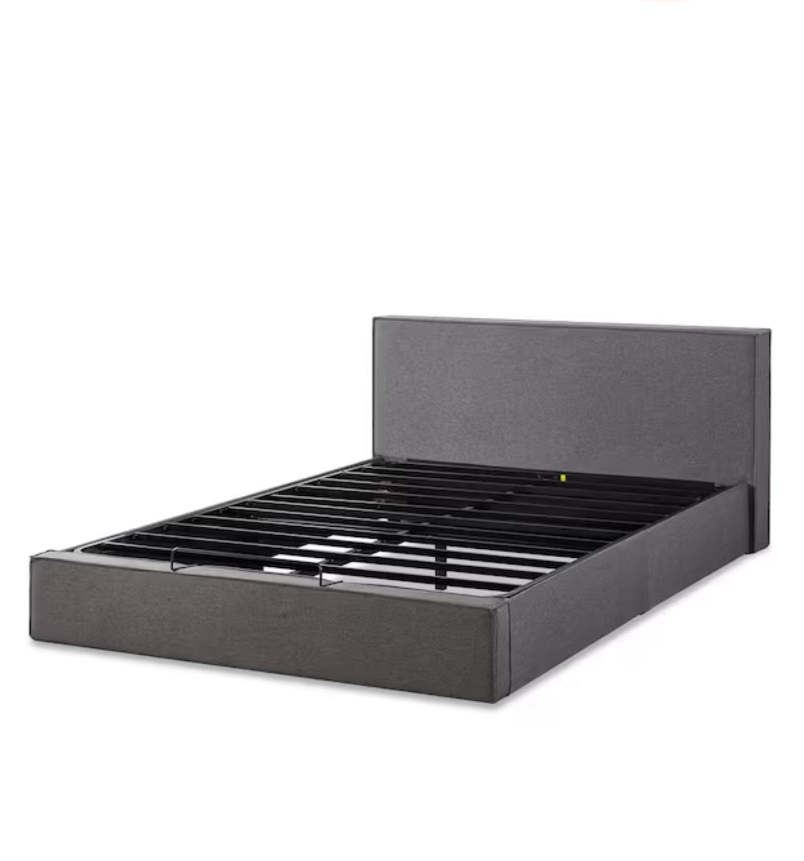 Zinus
Finley Dark Grey Upholstered Full Platform Bed Frame with Lifting Storage