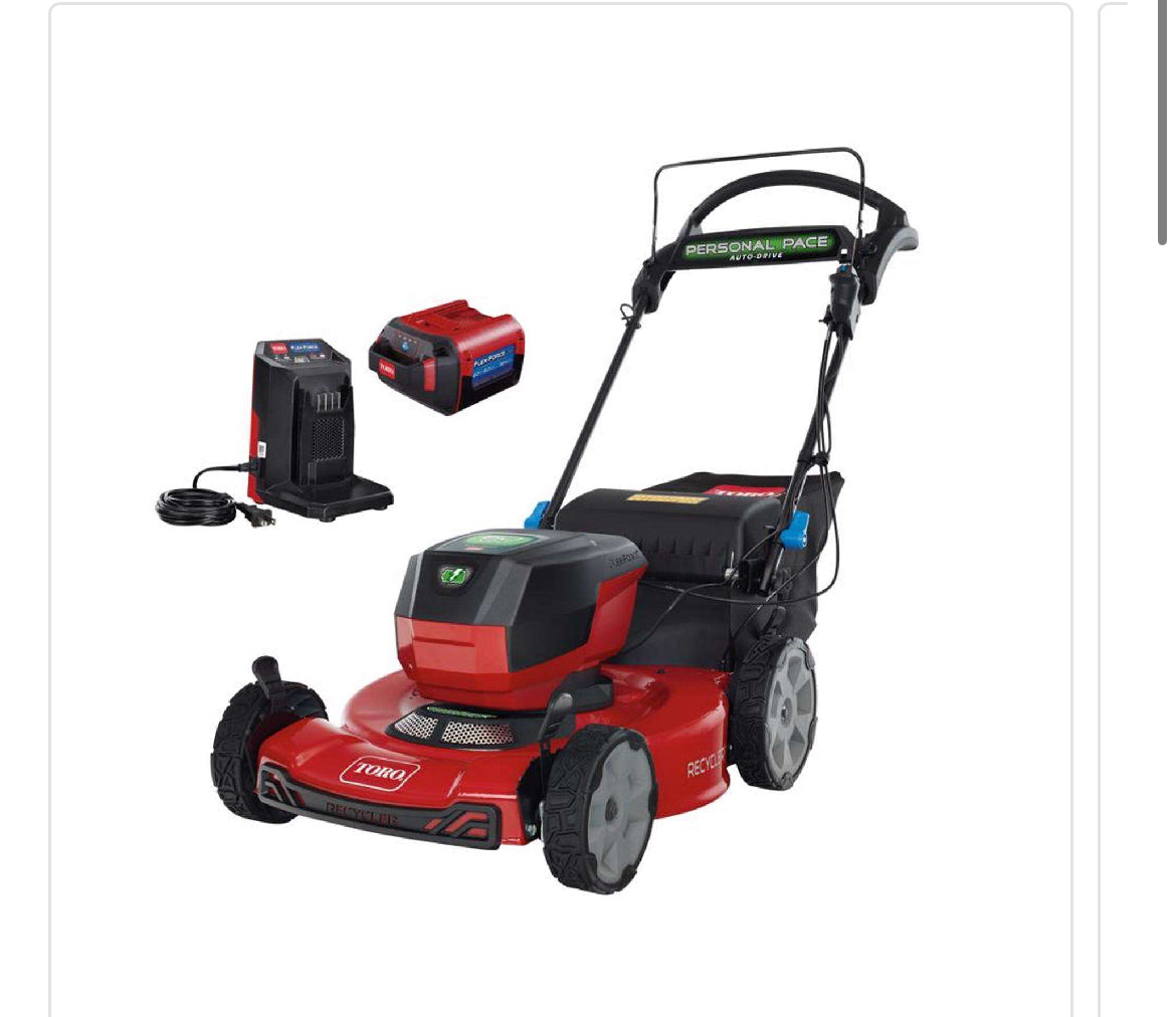 Toro Recycler 21466 22 in. 60 V Battery Self-Propelled Lawn Mower Kit (Battery & Charger)