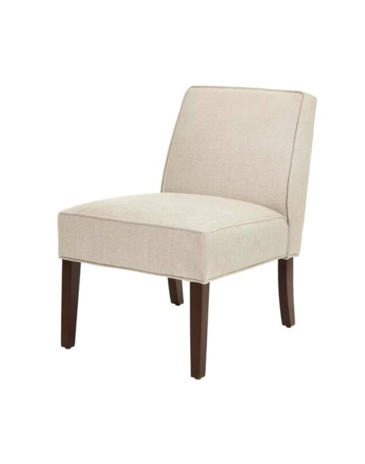 Teagan Beige Upholstered Accent Chair