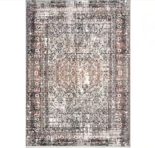 9 ft. x 12 ft. - nuLOOM
Charvi Distressed Medallion Fringe Multi Area Rug