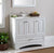 Lancaster 37 in. W x 19 in. D x 35 in. H Raised Panel Freestanding Bath Vanity in White with White Cultured Marble Top