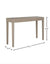 Kayson 52 in. Gray Wood Console Table