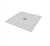 36 in. L x 36 in. W x 1.125 in. H Solid Composite Stone Shower Pan Base with Center Drain in White Sand - CASTICO