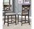 Dining room chairs, 6 chairs available in brown finish