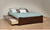 Full Size - PrepacFremont Brown Wood Frame Full Platform Bed