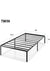 Twin Size - Best Price Mattress 14-Inch Metal Platform Beds w/ Heavy Duty Steel Slat Mattress Foundation (No Box Spring Needed), Black