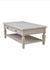 Vista 48 in. Unfinished Wood Large Rectangle Coffee Table with Drawers