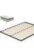 Full Size - ZINUS Deepak Easy Assembly Wood Slat 1.6 Inch Bunkie Board, Bed Slat Replacement, Full