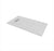 60 in. L x 32 in. W x 1.125 in. H Solid Composite Stone Shower Pan Base with L/R Drain in White Sand - Castico