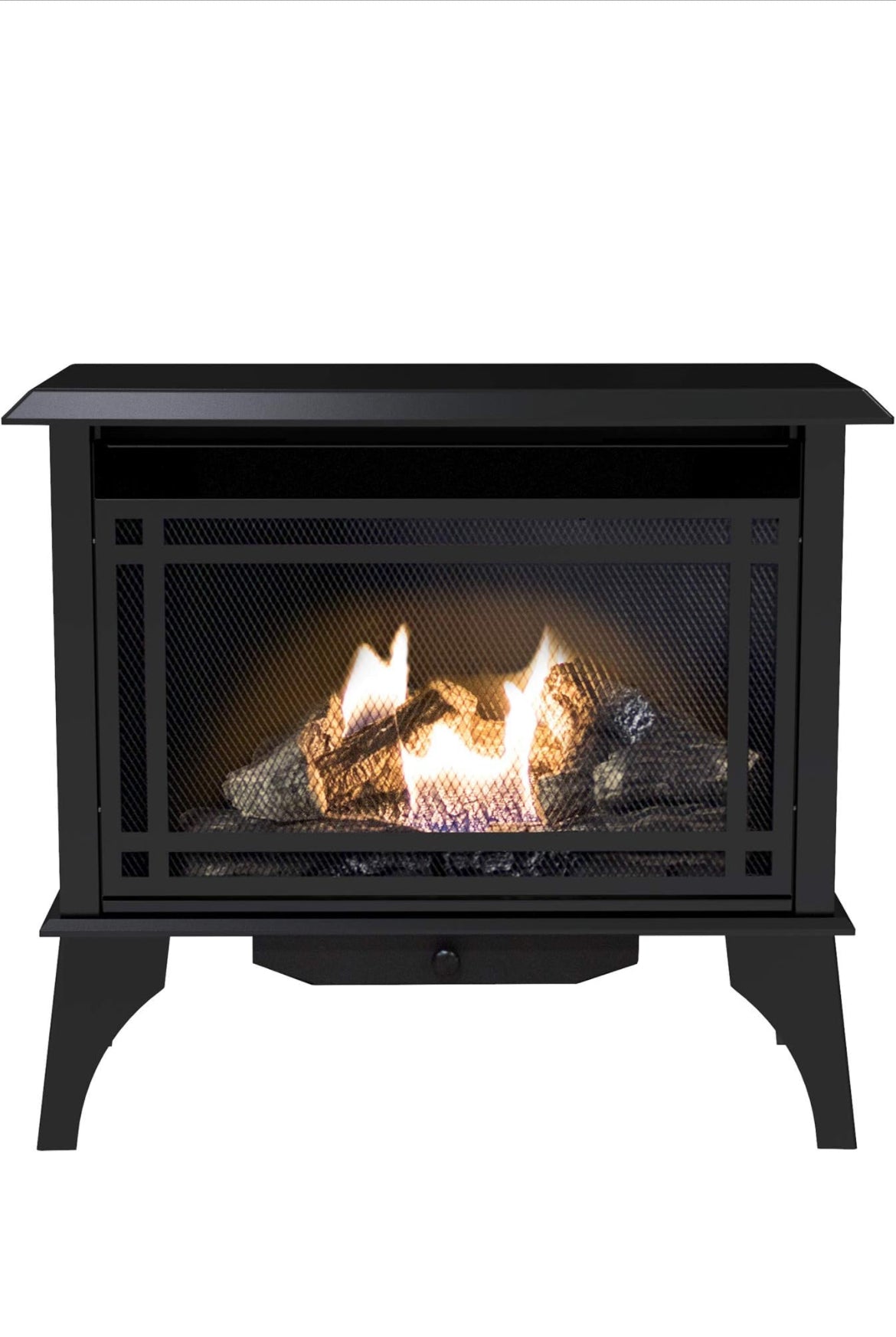 Pleasant Hearth VFS2-PH30DT 30,000 BTU 32" Intermediate Gas vent free stove, Black