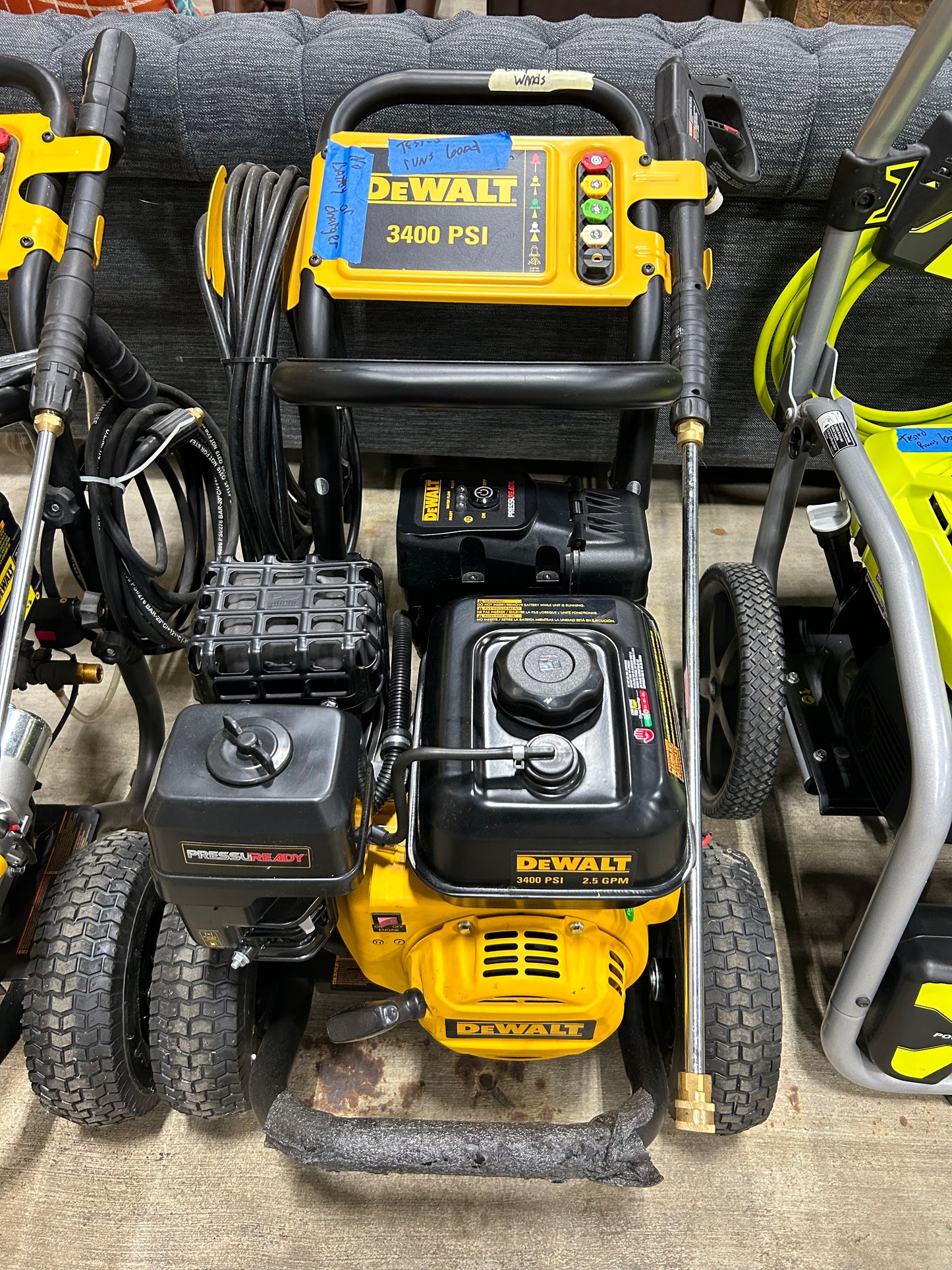 DEWALT 3400 PSI 2.5 GPM Gas Cold Water PressuReady Pressure Washer