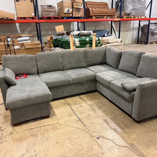 Coddle Sleeper Sectional with Reversible Chaise Storage (imp)