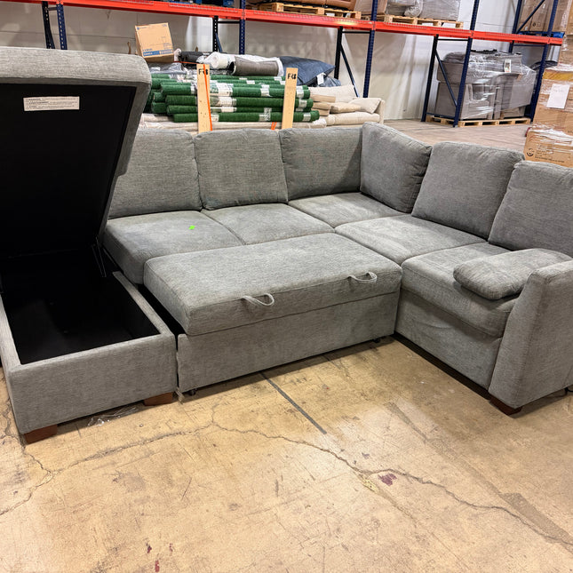 Coddle Sleeper Sectional with Reversible Chaise Storage (imp)