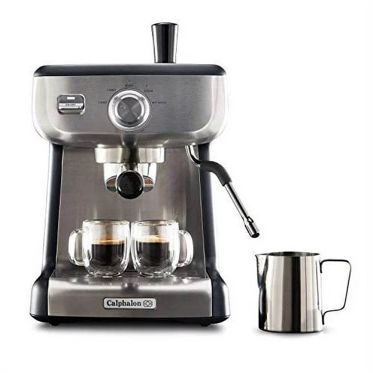 Calphalon BVCLECMP1 Temp iQ Espresso Machine with Steam Wand Stainless