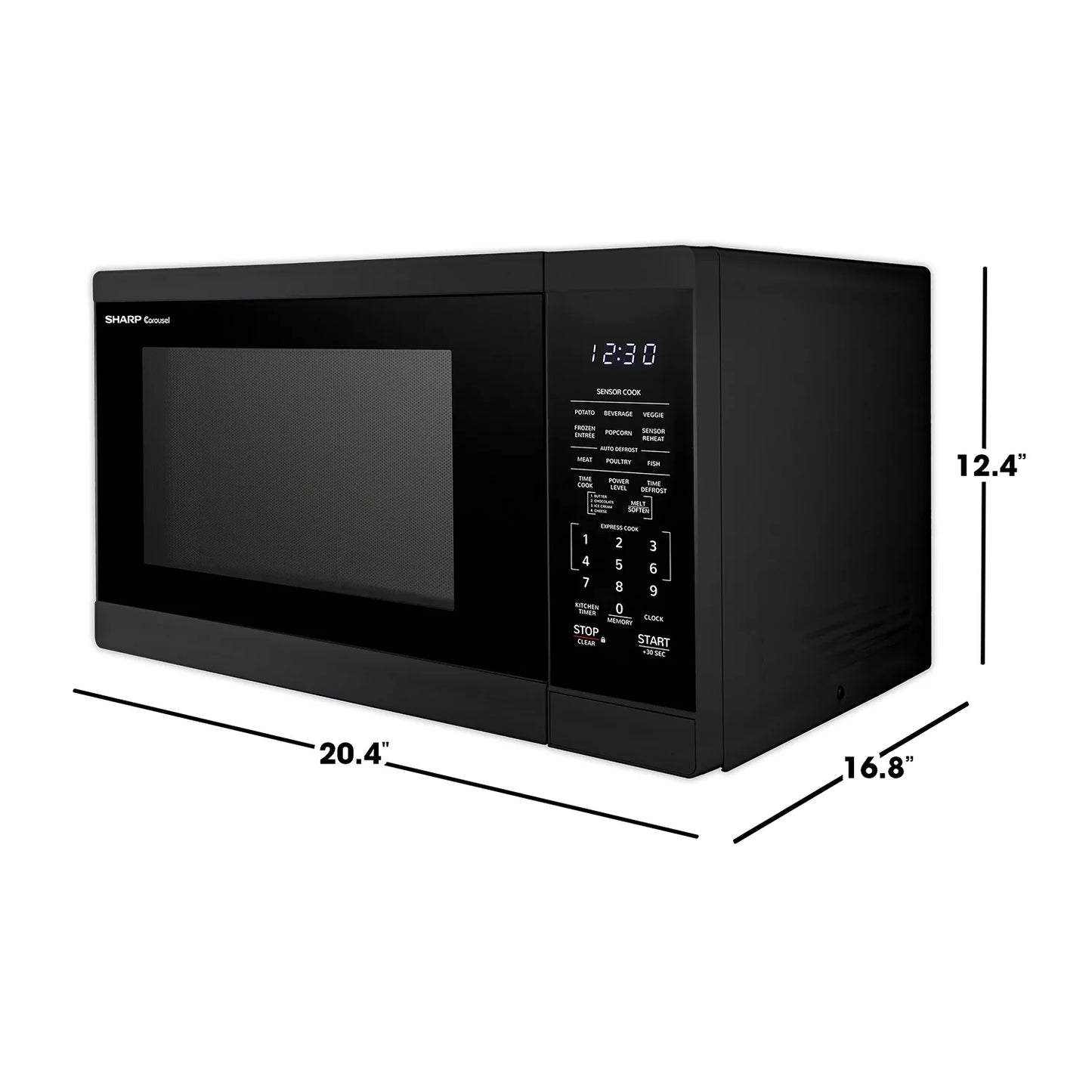 Sharp 1.4 Cu. Ft. 1100W Countertop Microwave Oven With Sensor Cooking