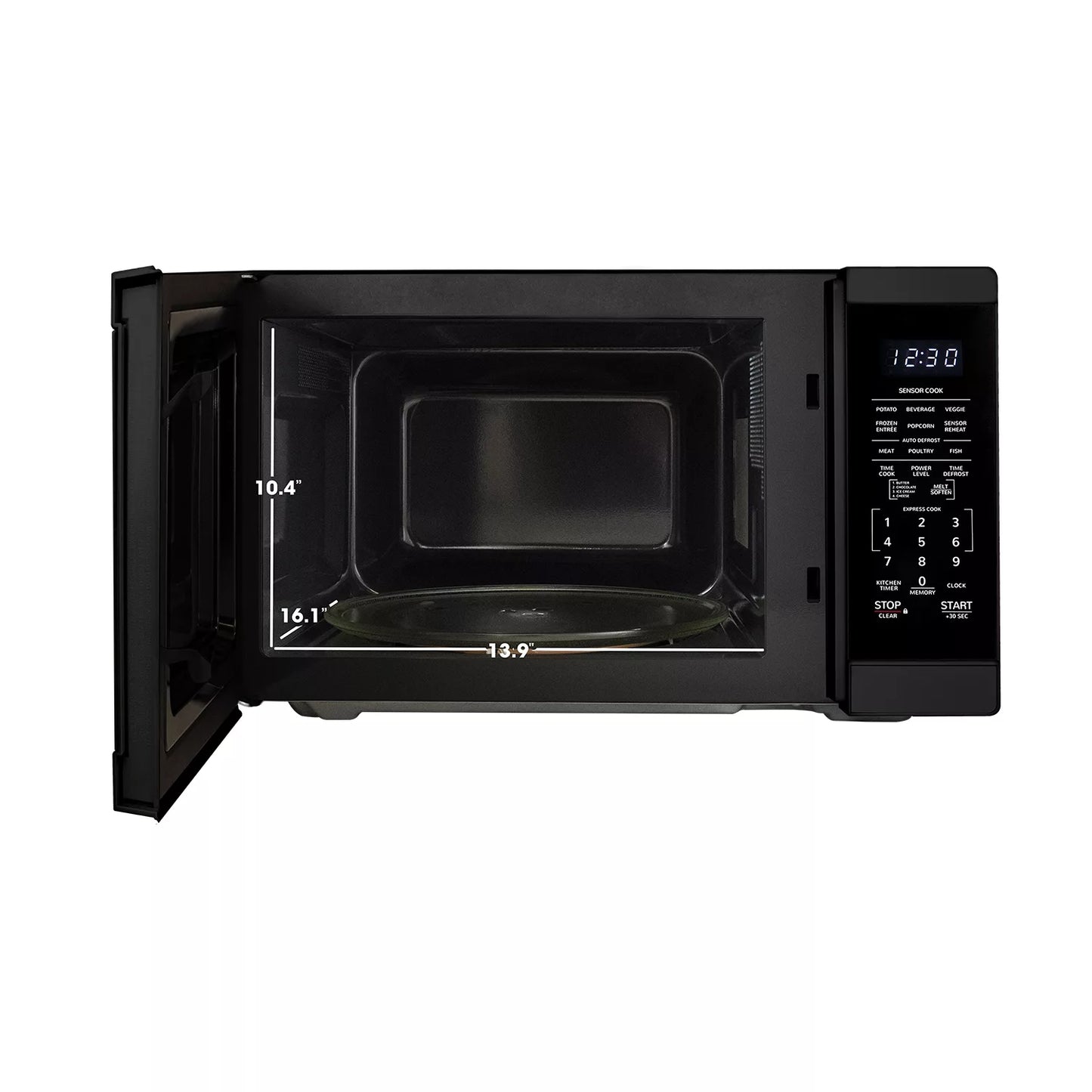 Sharp 1.4 Cu. Ft. 1100W Countertop Microwave Oven With Sensor Cooking