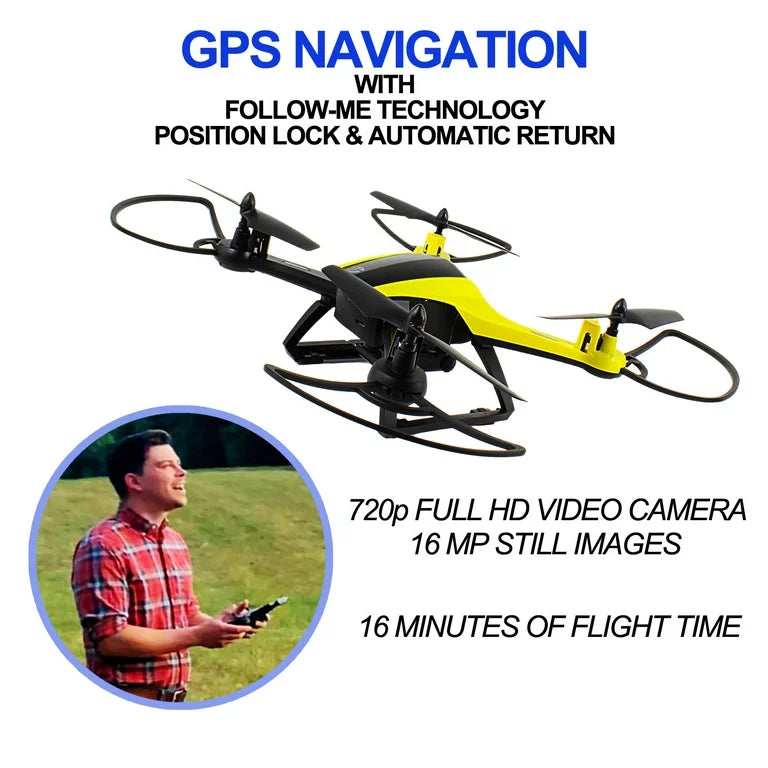 Sky Tracker GPS Video Drone