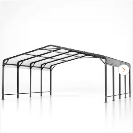 20 ft. W x 20 ft. D Metal Carport, Car Canopy and Shelter