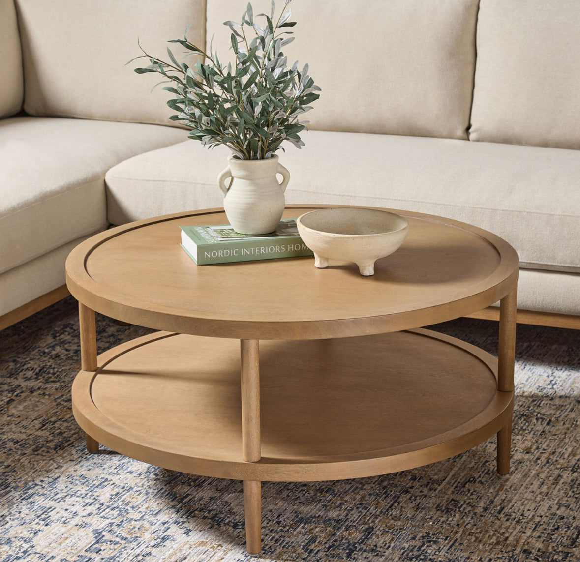 Becki Owens Charlotte Round Coffee Table