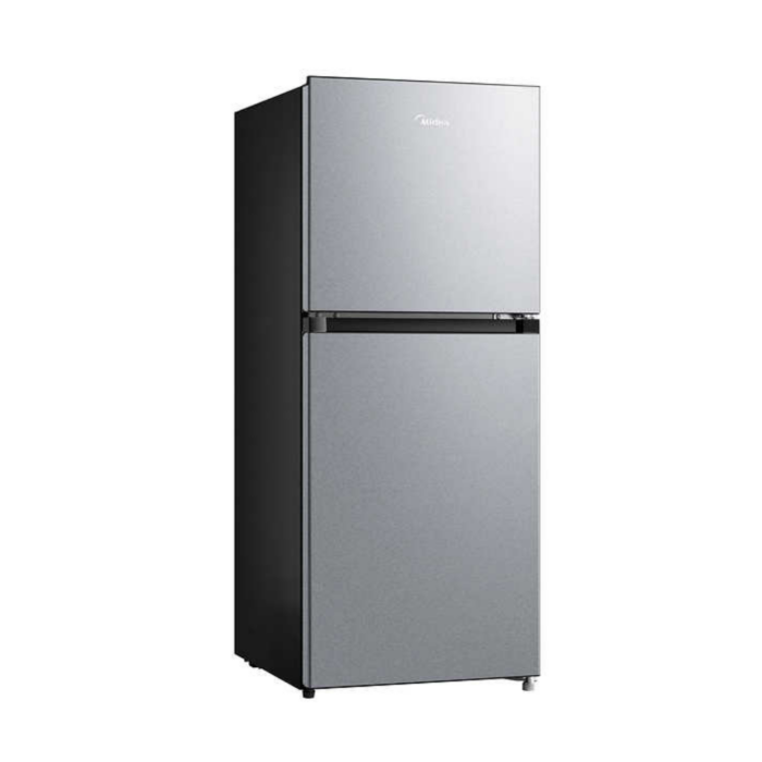 Midea 4.5 Cu. Ft. 2-Door Compact Refrigerator – Black and Silver Home / Shopping / Refrigerators - Mini