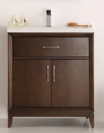 (C) Cambridge 30" Antique Coffee Traditional Bathroom Vanity
