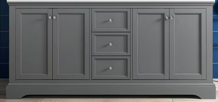 (I) Fresca Windsor 72-inch Double Basin Vanity