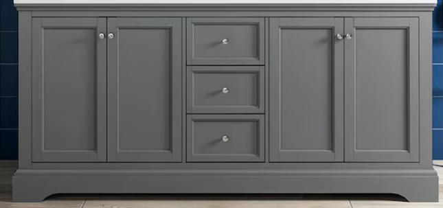 (I) Fresca Windsor 72-inch Double Basin Vanity