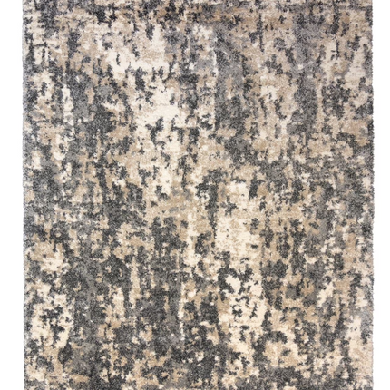 Lenox 5'x7' Shag Rug in Bryce Beige/Gray