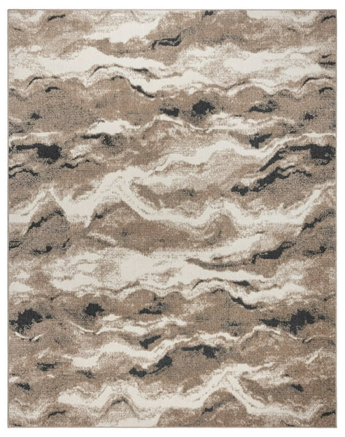 Tuscany Patterned Area Rug, 7'10"x 10' Rodos Beige
