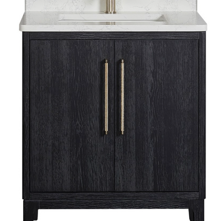 (AP) Vinnova Gara 30"Free Standing Single Vanity w/White Stone Top