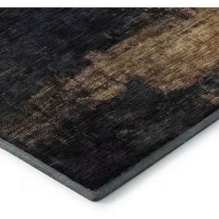 Mayfield Abstract Charcoal 5'x7'6" Area Rug Machine Washable