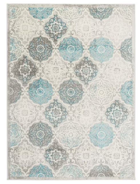 Home Dynamix 9'x12' Boho Andorra Damask Area Rug