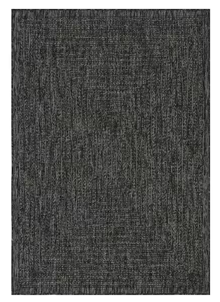 PlayaRug Viola Black 9'x12' I/O Area Rug